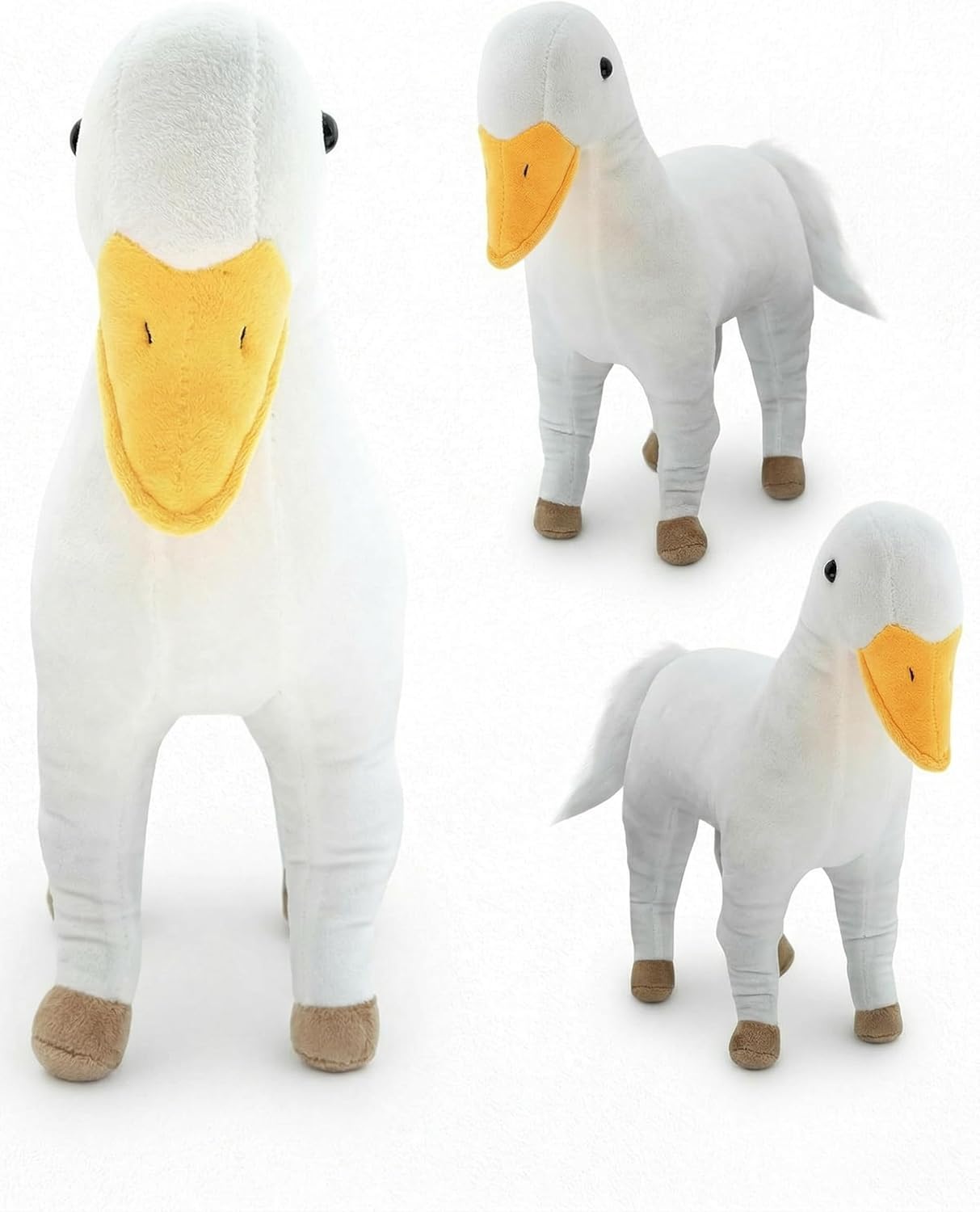 Randimals Plush Toy Stuffed Animal Mix - Horse & Duck Hybrid Stuffed Animals for Girls & Boys - Huggable & Soft Animal Characters Cute Plushies - Unique Toys for Discovery & Adventure