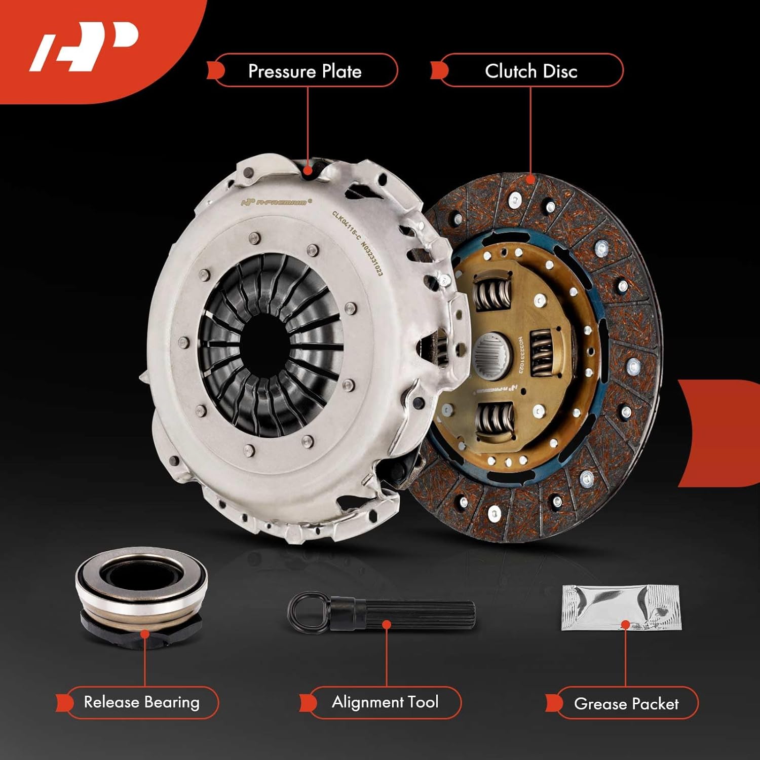 A-Premium Transmission Clutch Kit Set Compatible with Saturn SC 1991-1992, SC1/SC2 1993-1999, SL/SL1/SL2 1991-1999, SW1/SW2 1993-1999, 1.9L
