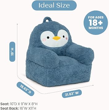 Delta Children Cozee Buddy Chair, Penguin