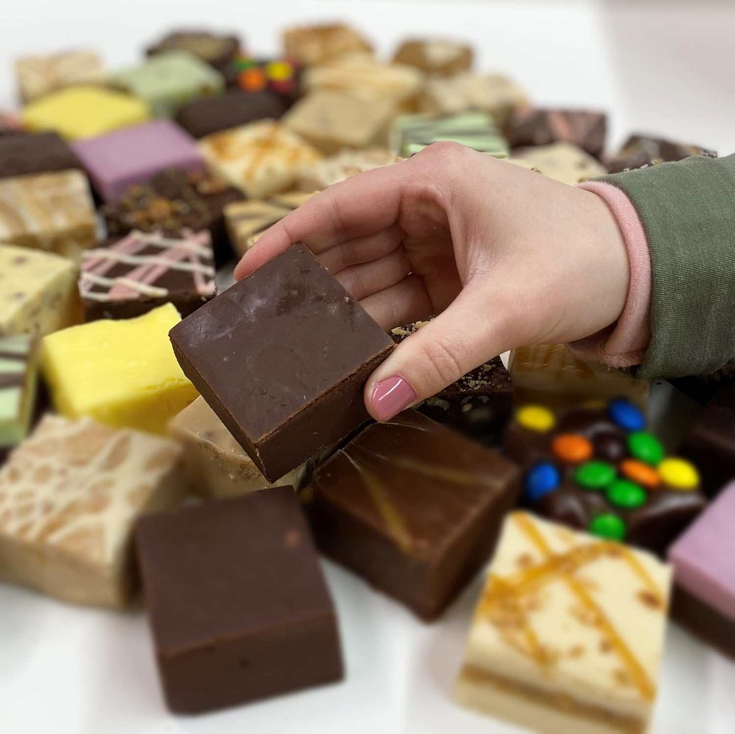 Valley Fudge, Chocolate, Fresh Artisan Fudge, Real Butter, Gourmet Candy, One Pound Package