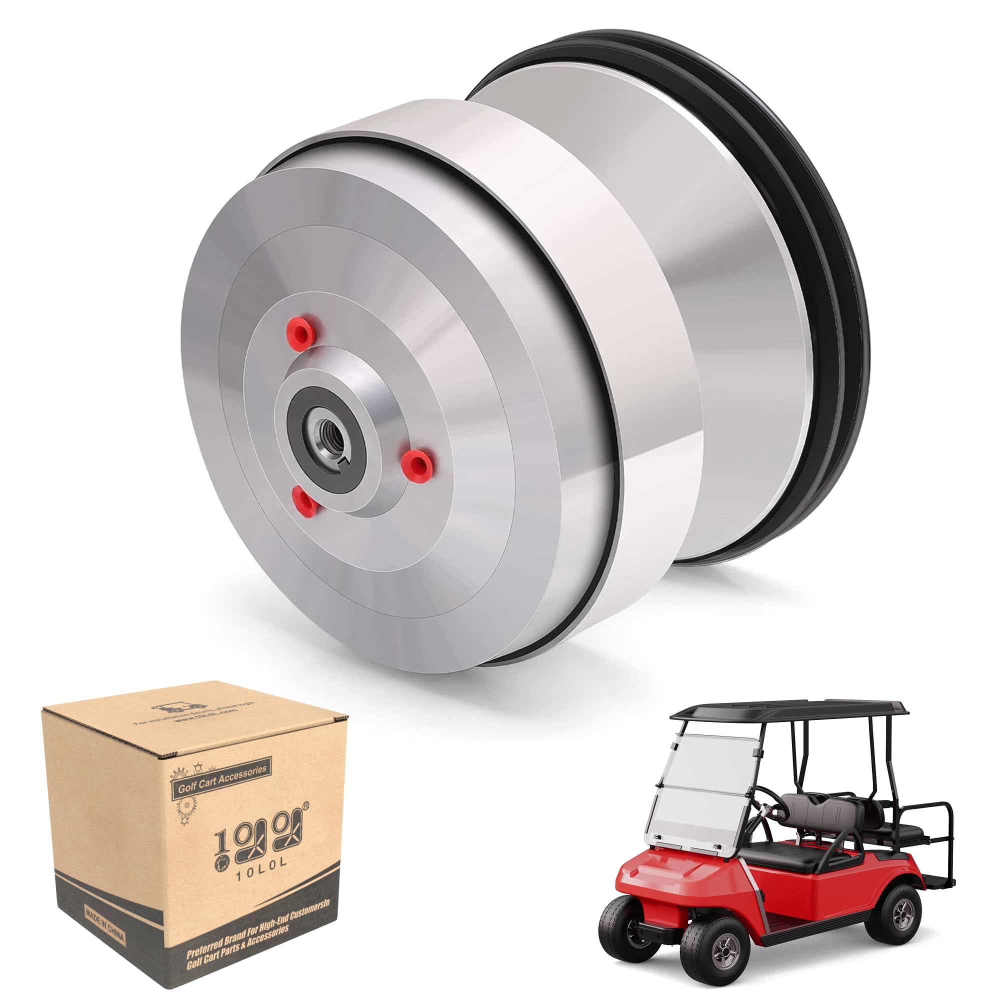10L0L Embrayage d'entraînement de chariot de golf pour Club Car DS 1997-2015 et précédent 2004-2015 OEM 101833902 – Argent