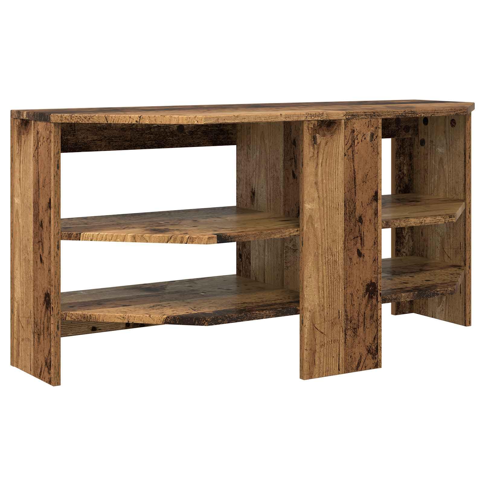 vidaXL RogowaSzafkanaTelewizor 102 x 40,5 x 45 cm Stare drewno