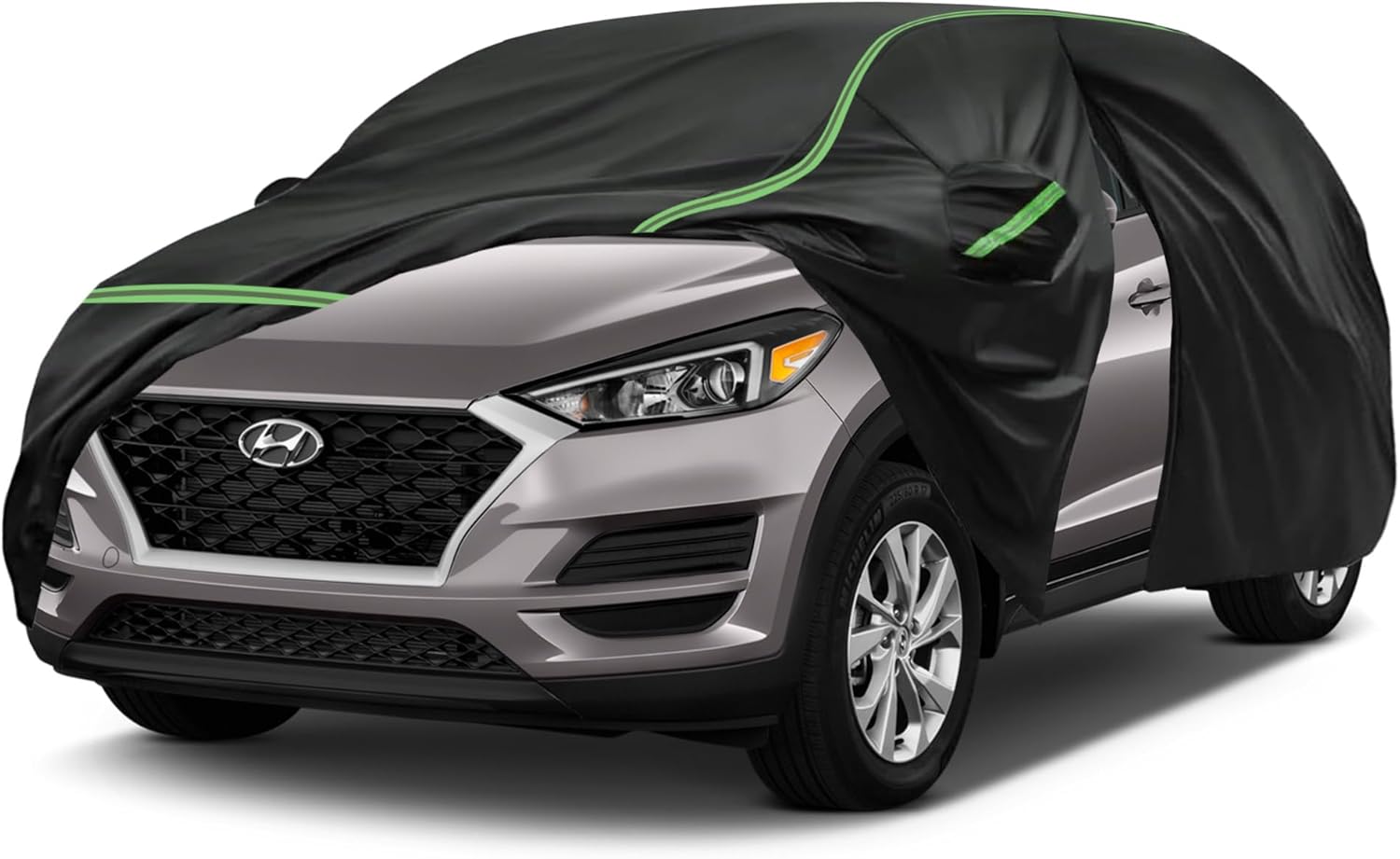 Car Cover for Mazda CX-5 12-26 / CX-50 23-26, SUV Size, 420D Oxford Fabric, Waterproof Windproof Sunproof Car Covers, Durable All Weather Protection, Anti-UV Outdoor Full Car Cover