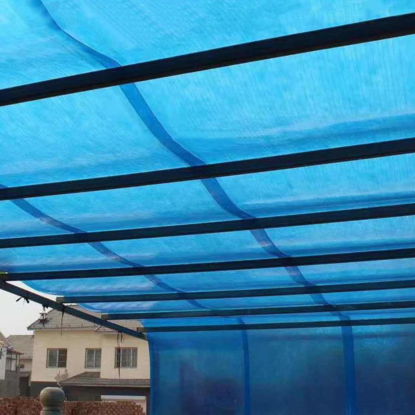 Panneau de toiture en polycarbonate pour serre et abri de jardin transparent anti-UV