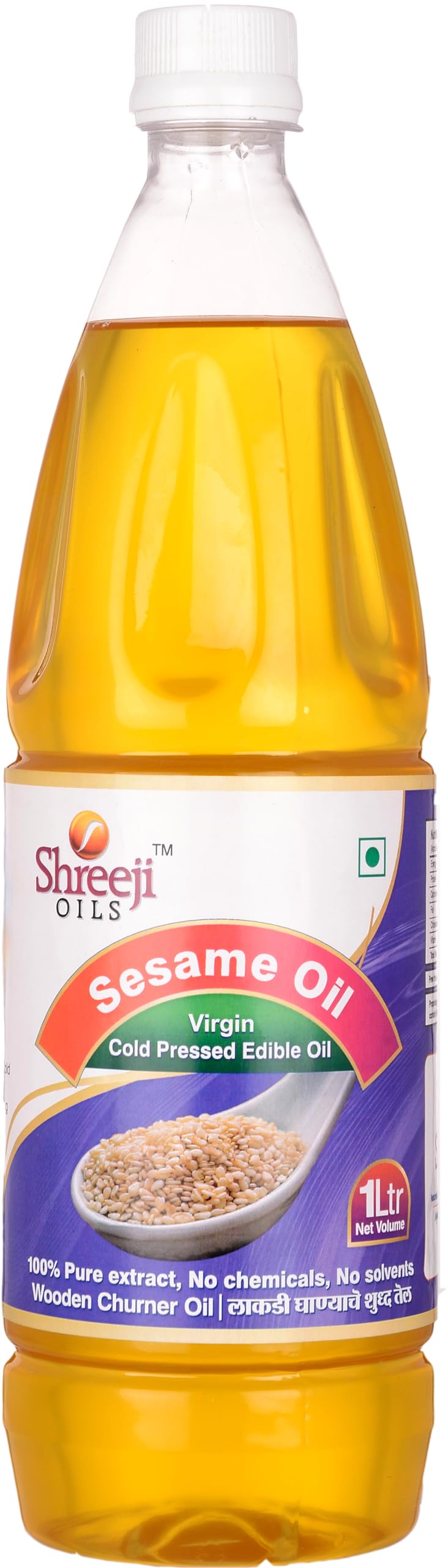 Shreeji Wood Pressed Oils - Cold Pressed Sesame Oil - Kachi Ghani Til Oil (1 litre) (B0CNTN53R2) Amazon Price History, Amazon Price Tracker