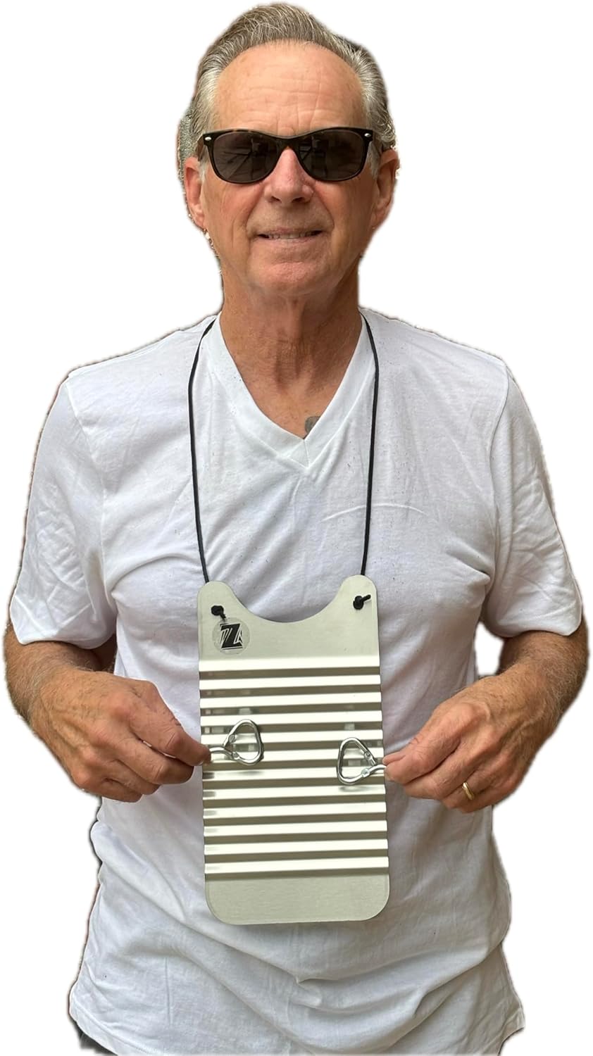 Washboard Rubboard Scrubboard Handmade Silver Mini Zydeco 6 x11 Inches Stainless Steel Musical Washboard Percussion Washboard Instrument