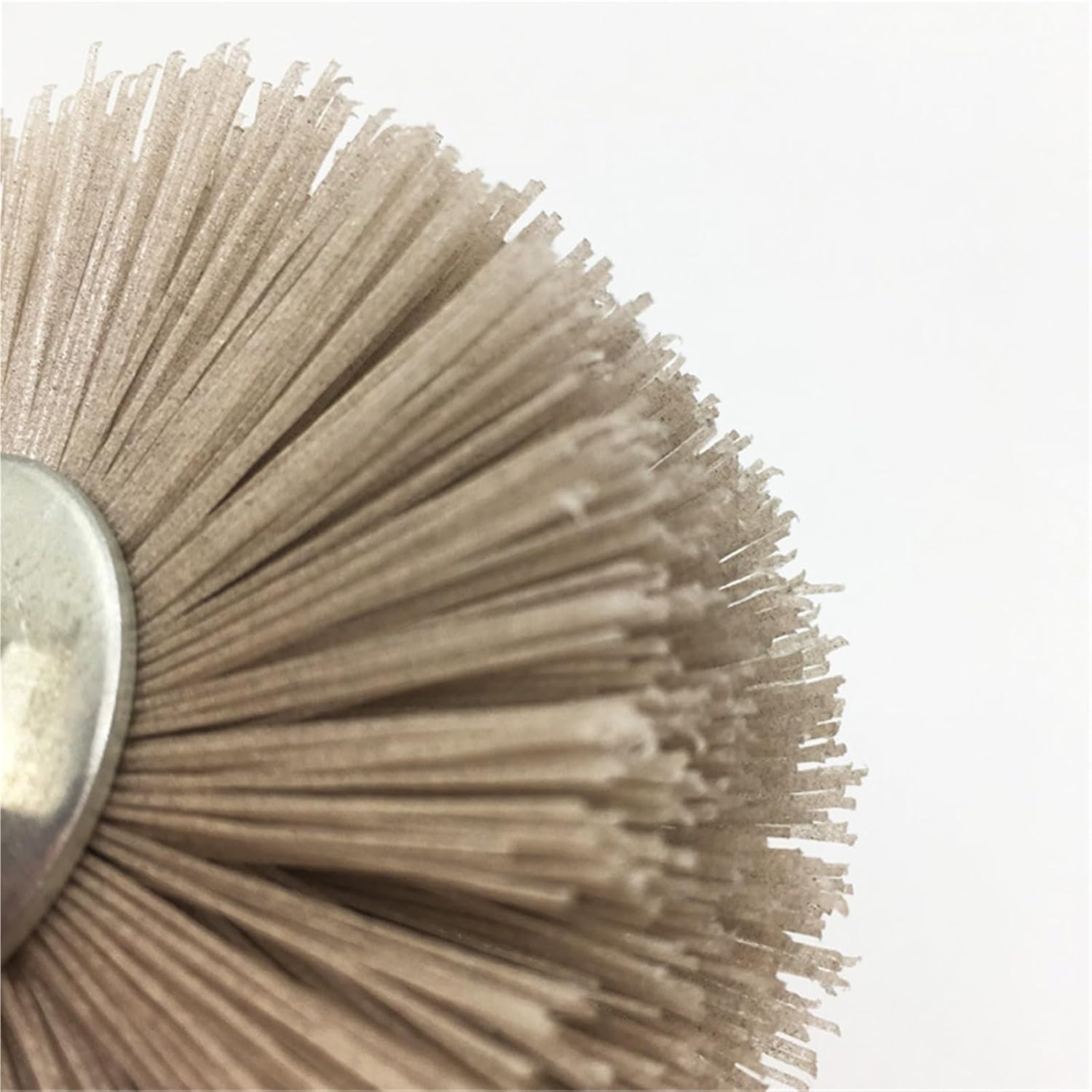 80mm Nylon Wheel Brush Set, 4-Layer Thick, 6mm Shank, For Polishing Wood Stone Metal – 9 Grits Included