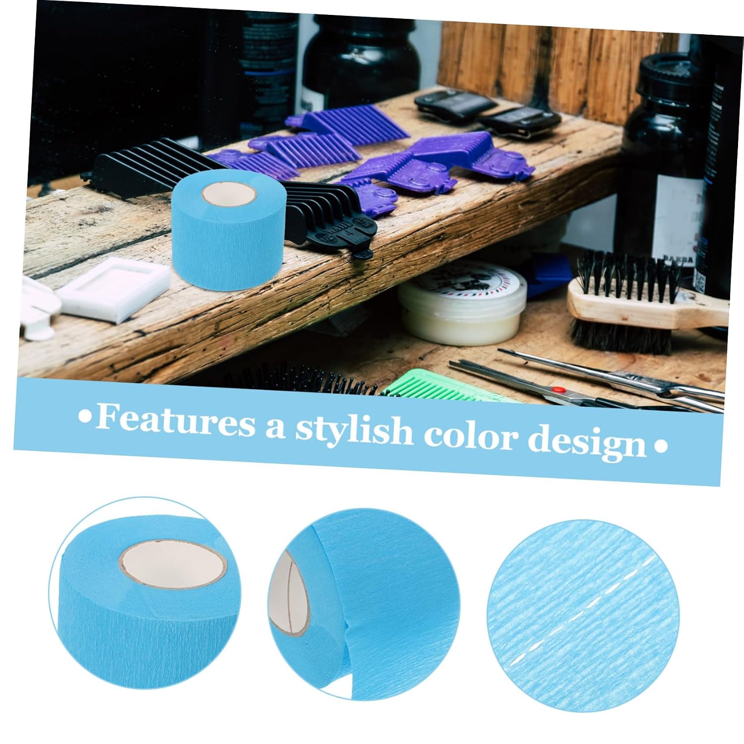 Generic Disposal Barber Paper Neck Strips Hair Wrapping Strips Neck Tape Salon Neck Band