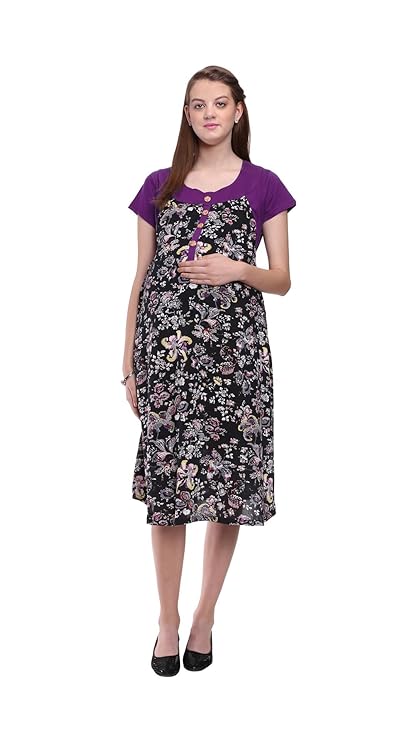 Printed Maternity Dress