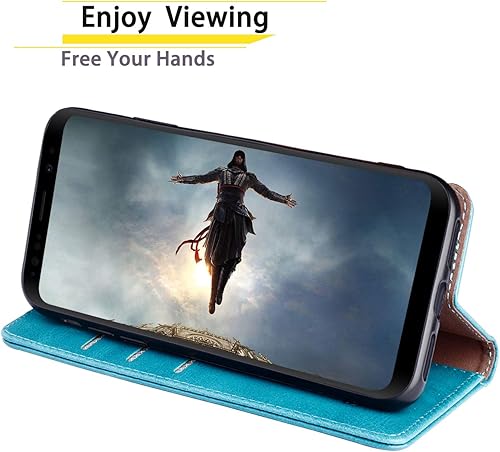 Miniatura 7 de SUANPOT Funda de piel tipo cartera para Samsung Galaxy S9+  S9 Plus 6.2 (no S9 de 5.8 pulgadas) con bloqueo RFID, tarjetero de poliuretano con tapa