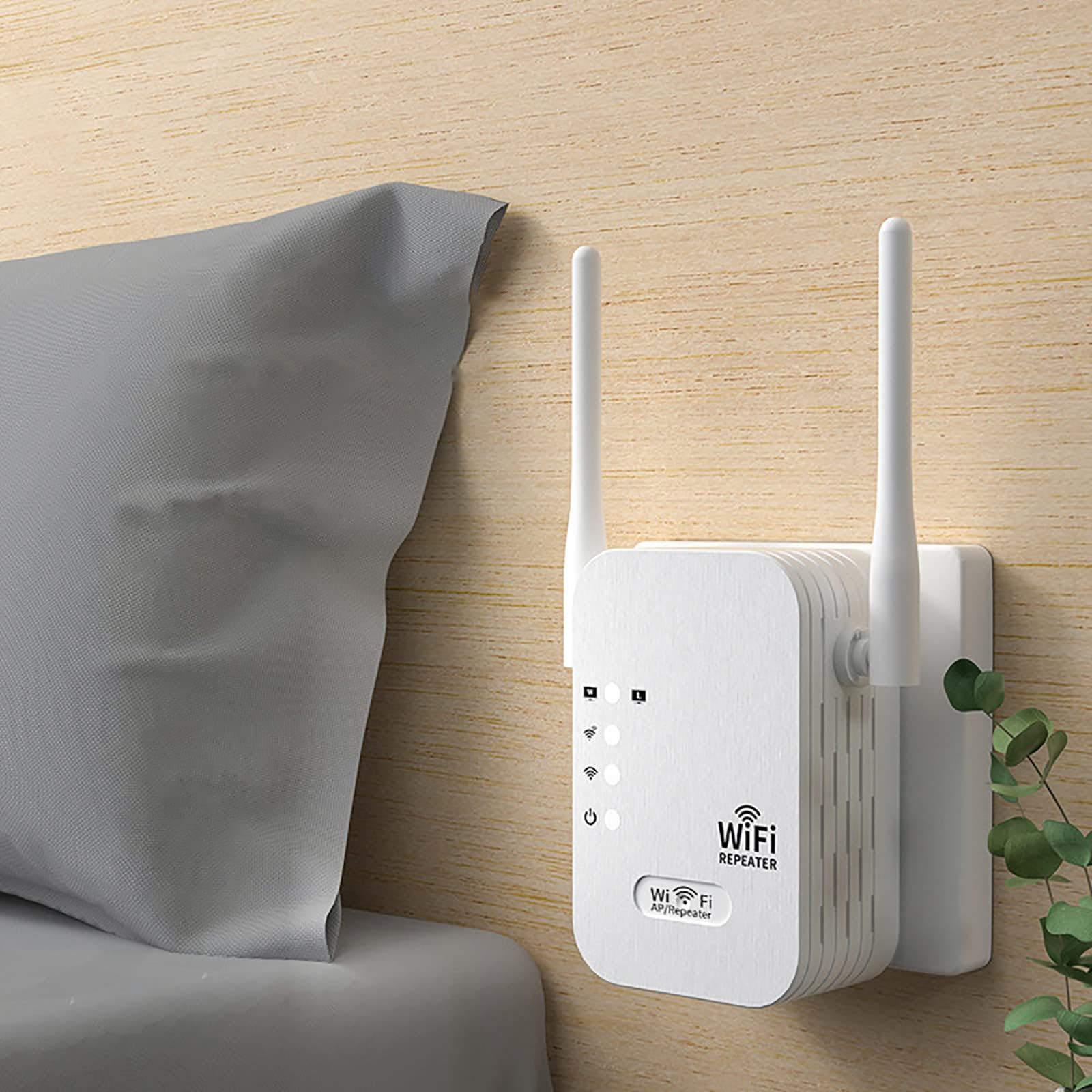 Qiopertar WiFi Extender Signal Booster, Wireless Internet Repeater, Long Range Amplifier with Ethernet Port, Access Point New