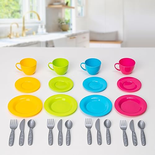 Miniatura 7 de Platos de juego para la cocina de los niños  Juego de platos de cocina de juego de simulación con escurridor  Juego de utensilios de cocina de