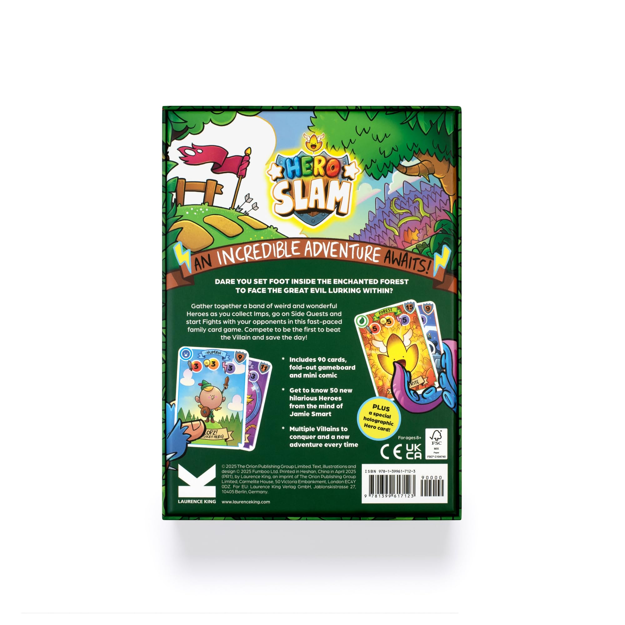 Jamie Smart’s Hero Slam: Quest to Save the Enchanted Forest: A card game by the no 1 bestselling creator of Bunny vs Monkey