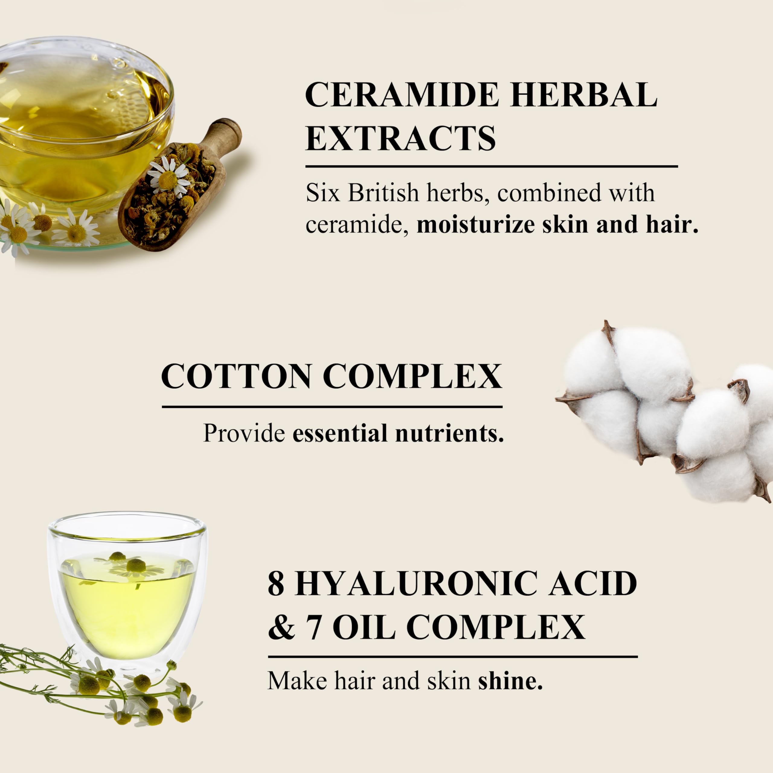 Perfume de té de malva azul de algodón para cabello y cuerpo, perfume en aerosol para piel seca, equilibrio de humedad, calmante, nutritivo, fragancia de larga duración, aroma de algodón 5