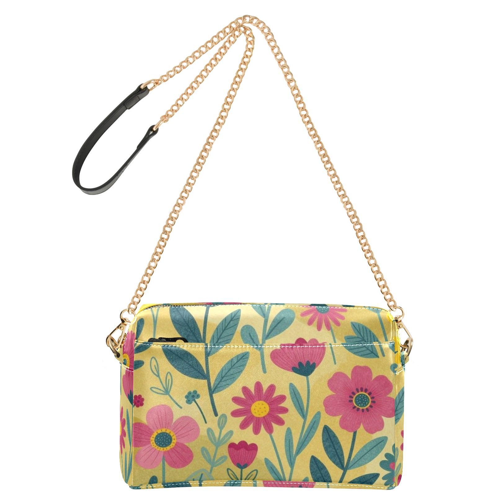 Bolso bandolera ligero con correa de cadena con capacidad de 2,5 L para