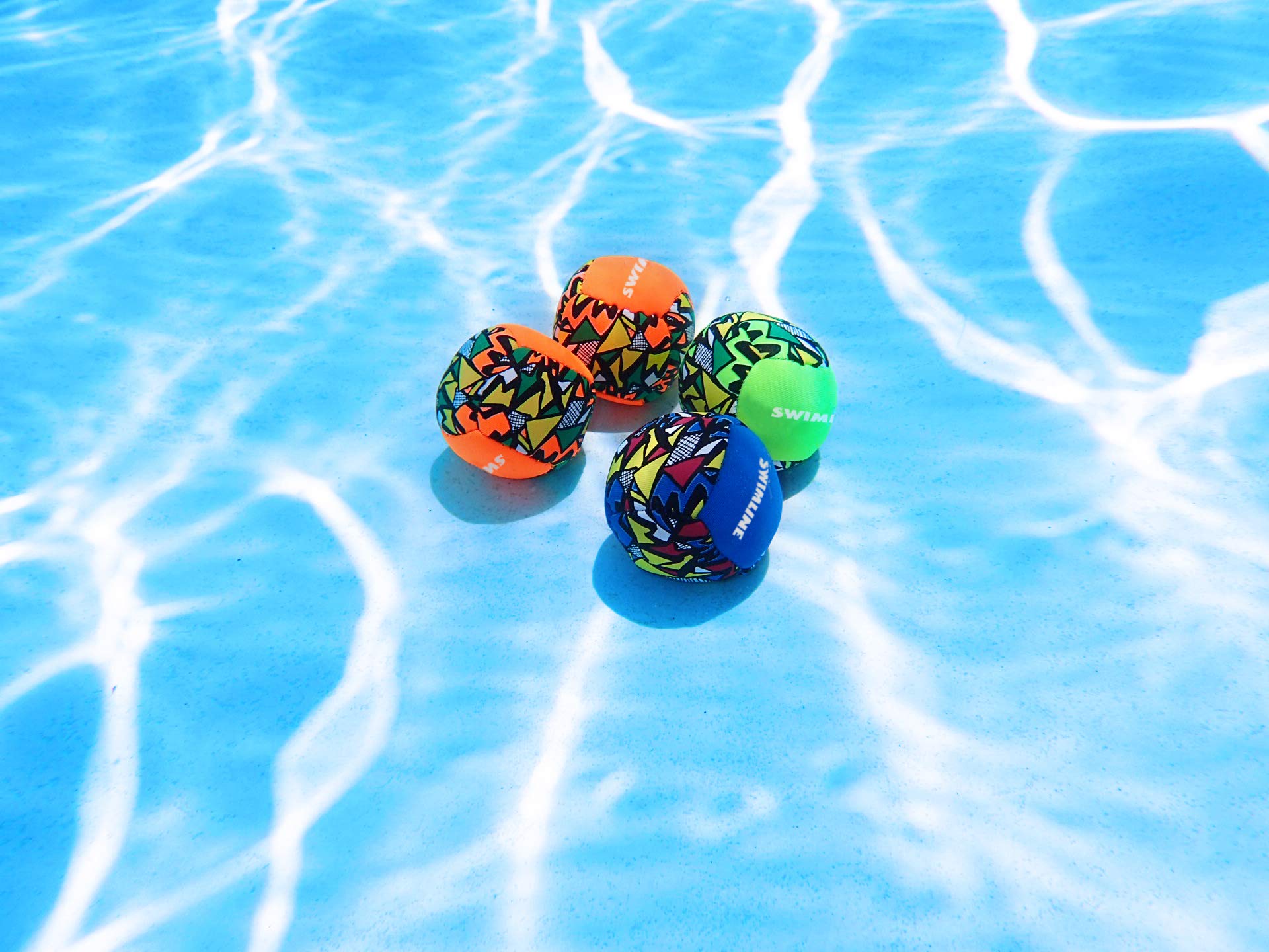 Snapklik.com : SWIMLINE Neoprene Covered Dive Squishy Balls Toys 4-Pack ...