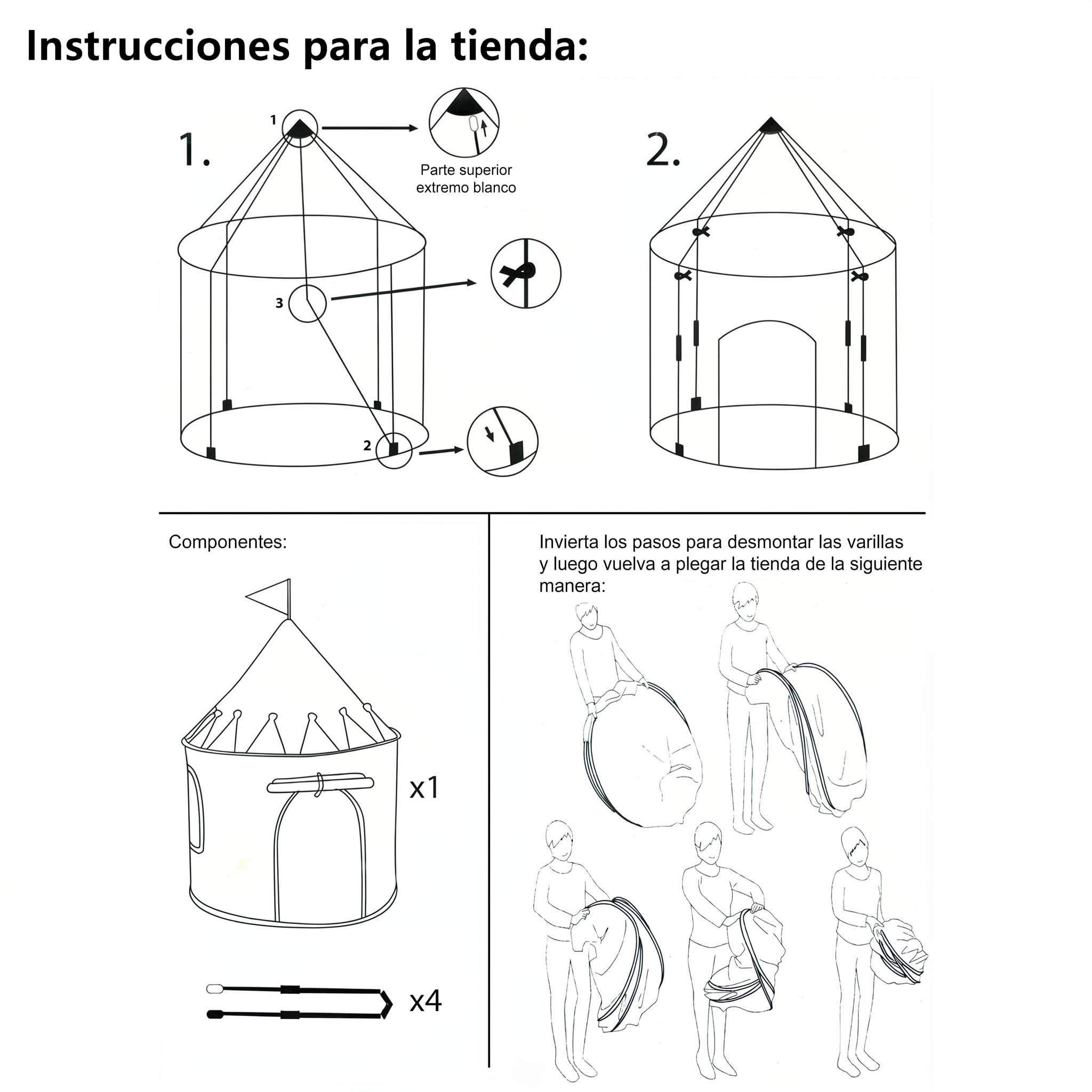 Carpa de Juegos Naranja para niños, casita de Juegos Pop-up Estrellada para Interior/Exterior para niños y peques, Refugio de Juego/Piscina de Bolas y Juguetes de jardín