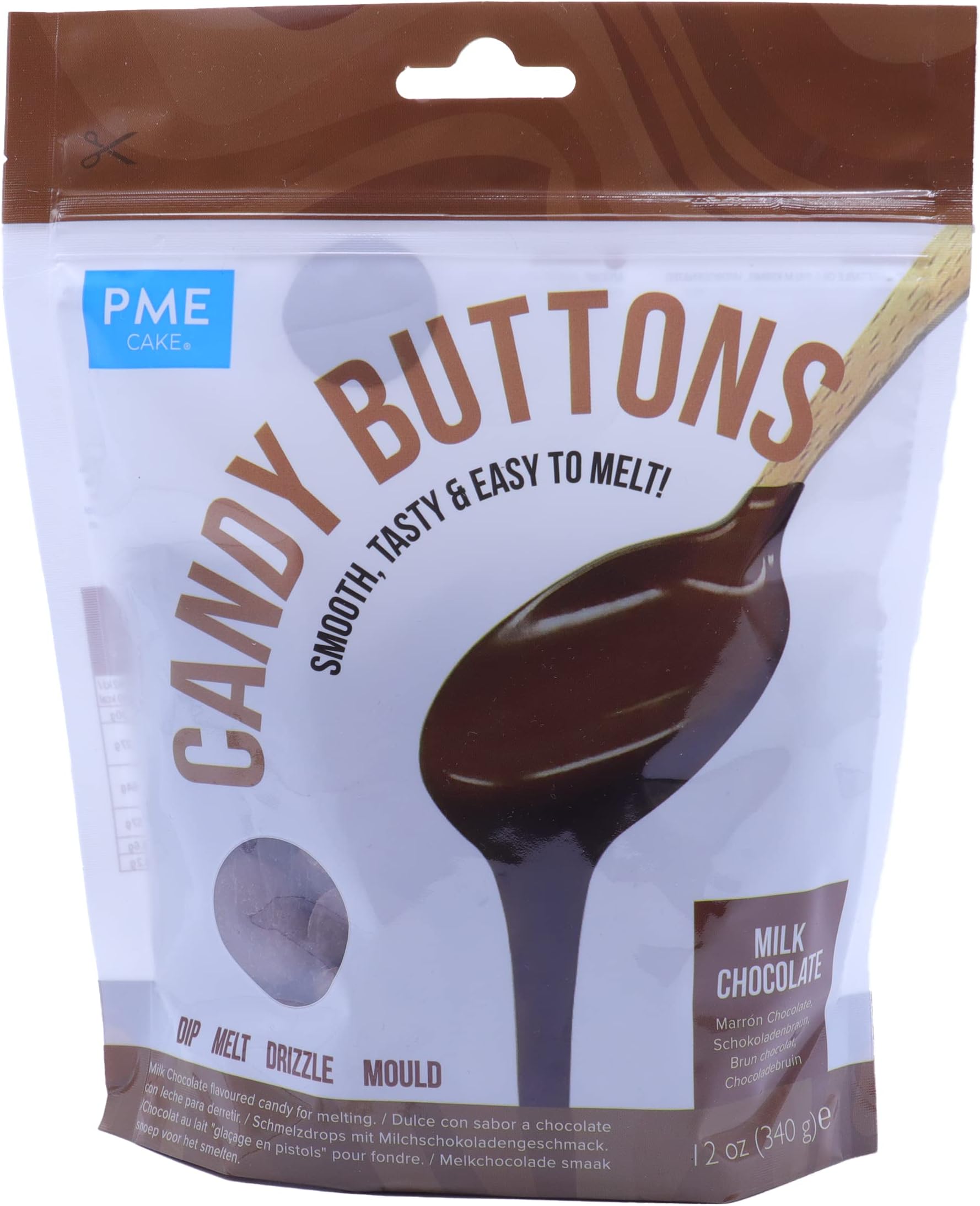 PME Candy Buttons Milk Chocolate 340 g