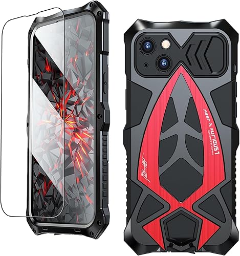 KumWum Armor - Funda de teléfono para iPhone 15 Plus Max de grado militar, probada contra caídas de 360, cubierta de protección completa resistente