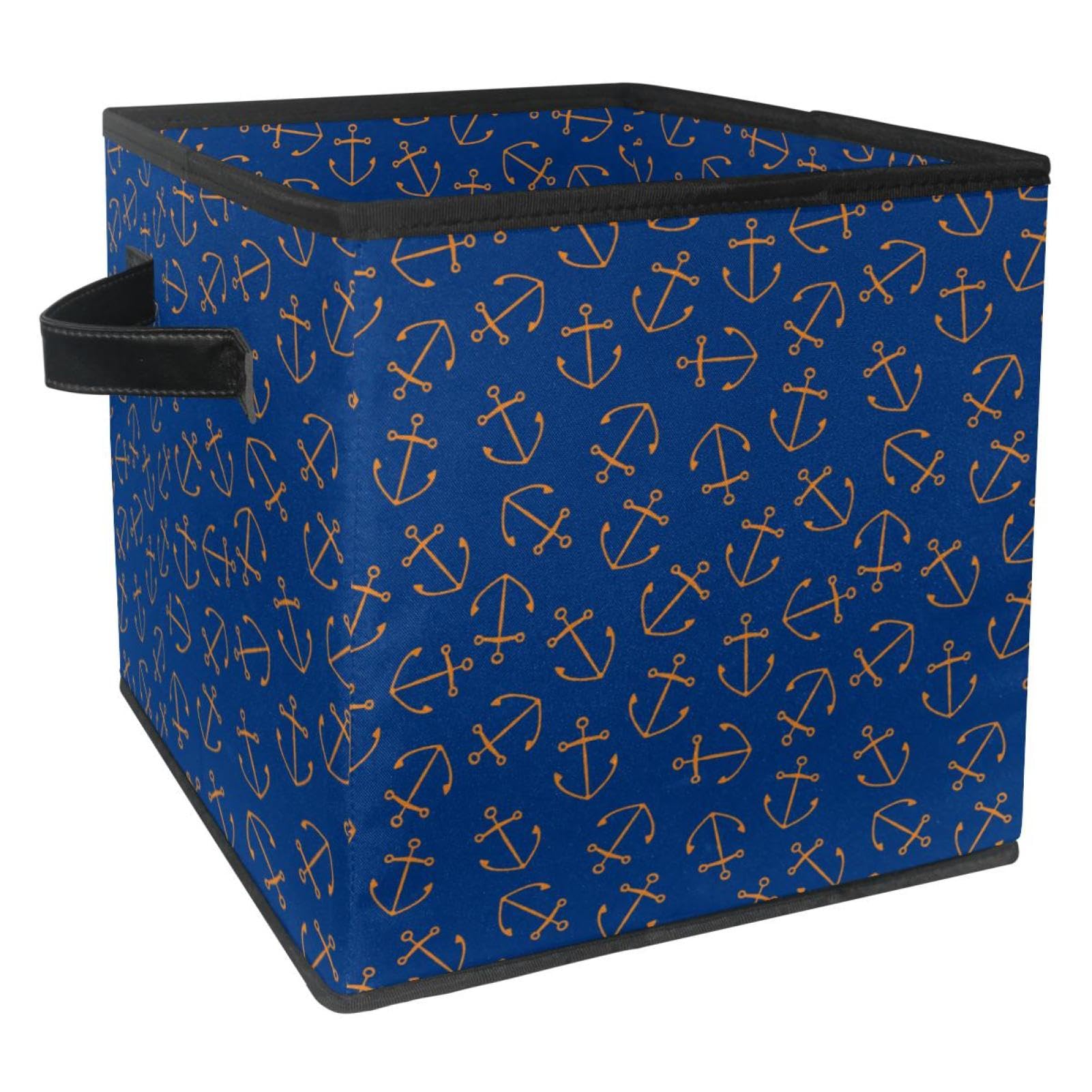 Organisateur en tissu pliable pour placard et maison bleue