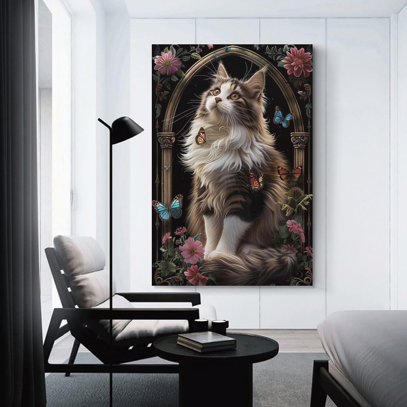 Junmoney Home Decor Wall Art Norwegian Forest, 12x18inch(30x45cm), for Workspace Walls, Study Corners Or Bedrooms, A Smart Decor Choice for Study Walls