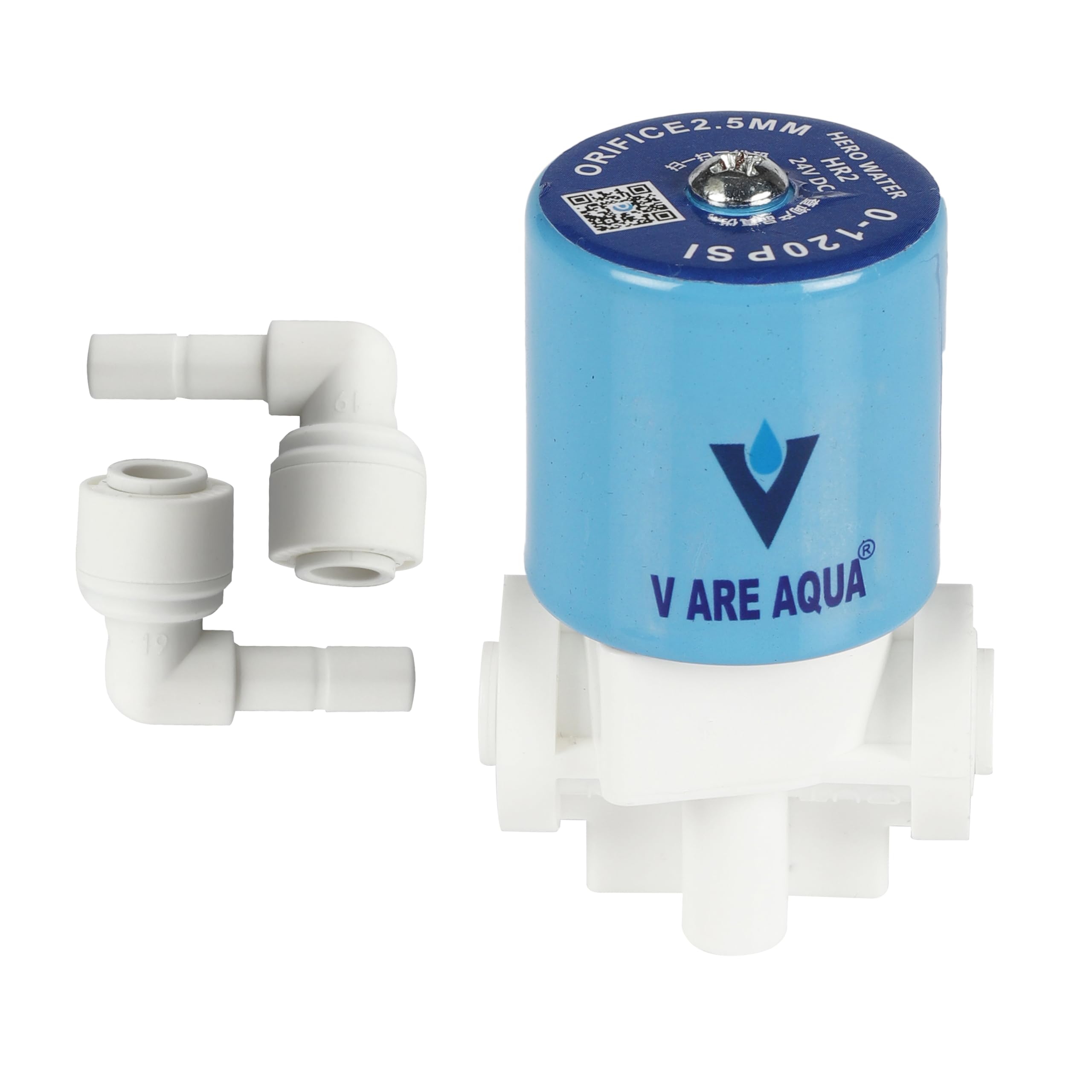 V ARE AQUA 24V RO Auto Shut-Off Kit | Electric 24V DC Water Flow Control Accessory with 1/4 Straight Connectors | Universal Replacement Part for All RO Water Purifiers-image-15