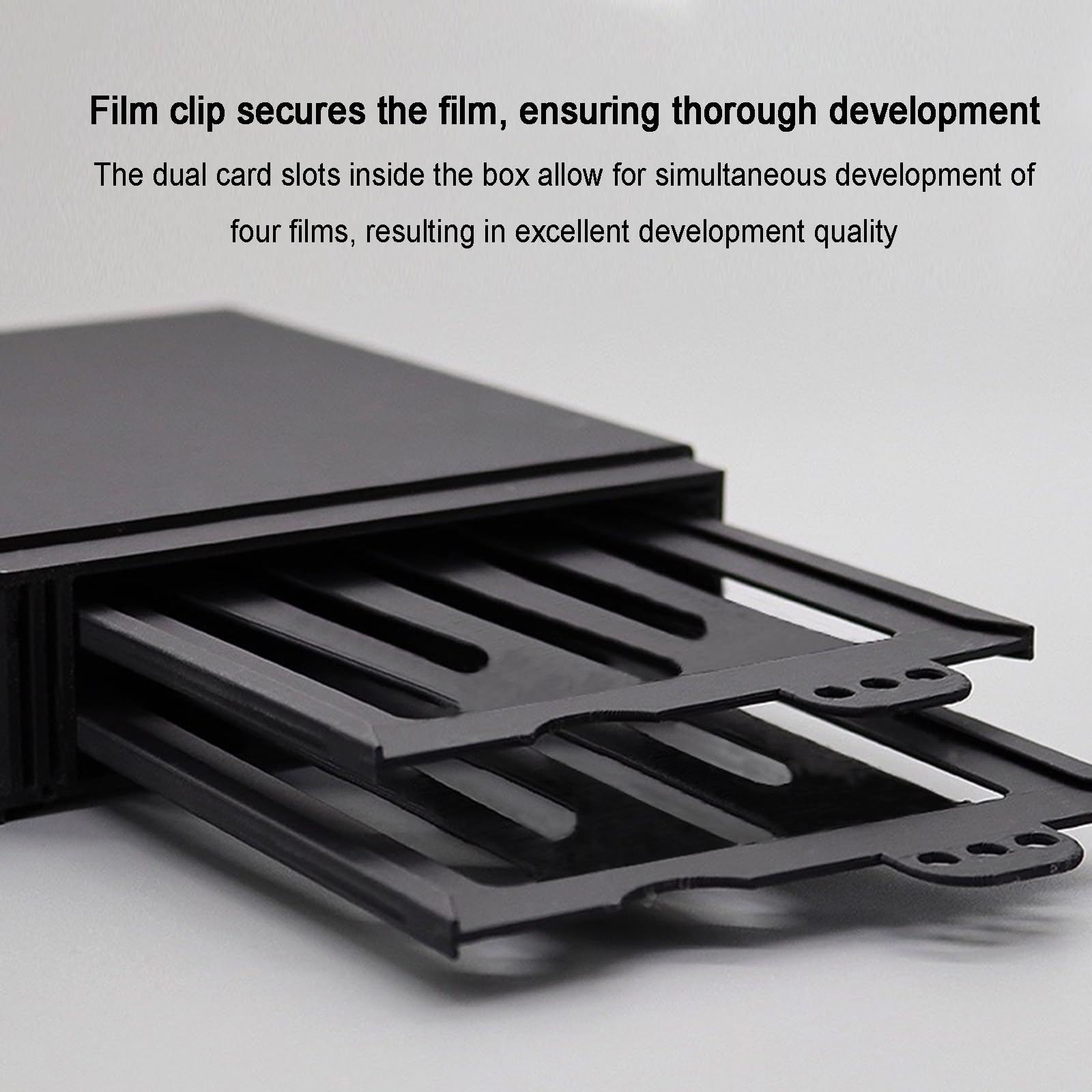Cuve De Développement Compacte Universelle, Équipement De Développement pour Films Noir Et Blanc Et Couleur, avec Porte-Films 4x5, Accessoires pour Appareils Photo Grand Format