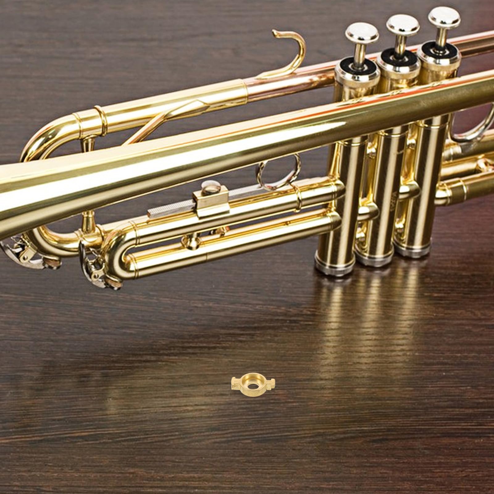 ERINGOGO Guide de piston de trompette compatible avec Yamaha : Plaques de réparation pour trompettes - Pièces de rechange pour instruments en laiton