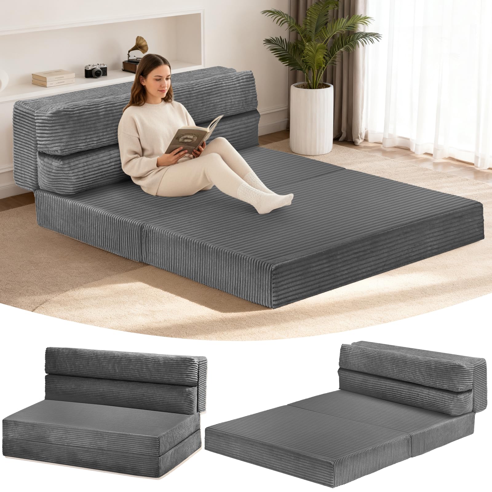 Amazon.com: feliz home Foldable Mattress Full, 54
