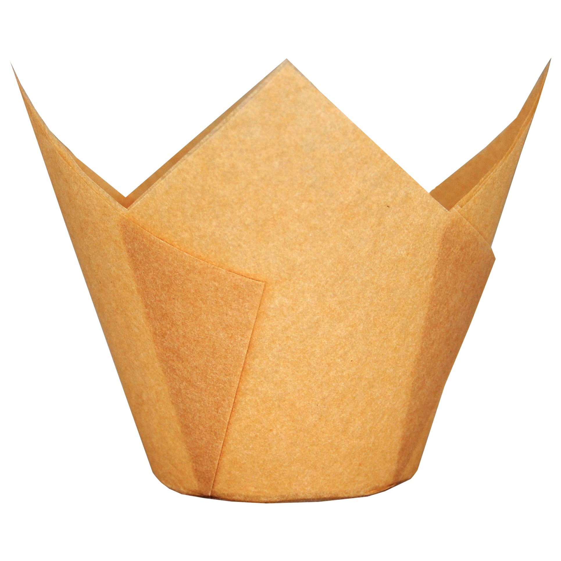 extra large jumbo muffin greaseproof paper baking cupcake cups 2-1434 x 3-3434 natural tulip baking cup case of 125 pcs extra large 125