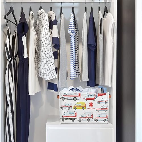 Miniatura 9 de Cesta de almacenamiento plegable de mármol verde organizador plegable grande cajas de almacenamiento de juguetes con asas para baño niños guardería