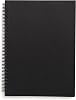 TRU RED Medium Soft Cover Meeting Notebook, Black TR54988