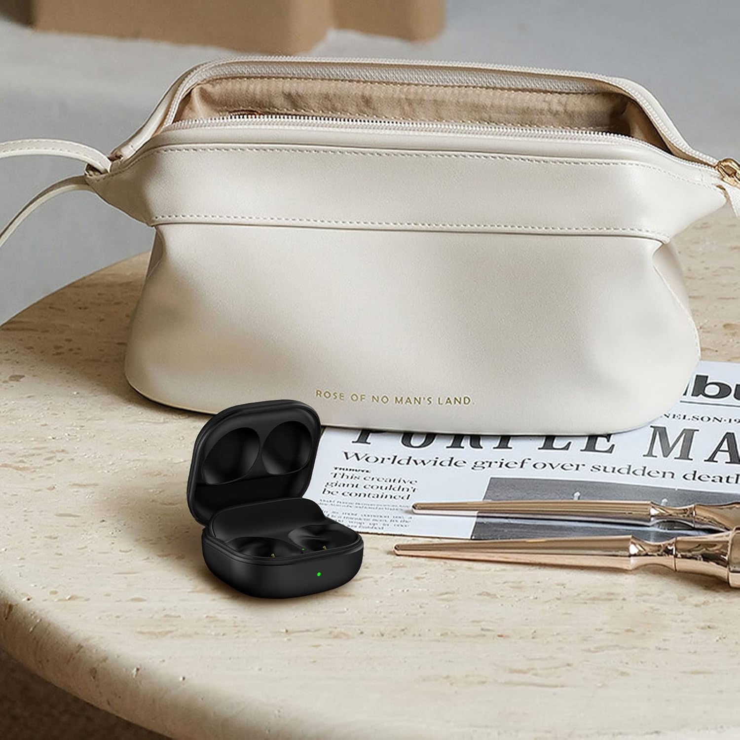 Wireless Replacement Charging Case for Samsung Galaxy Buds Pro SM-R190 –770mAh Battery, LED Indicator, Fast Charging, USB-C Cable, Bluetooth Pairing - Image 5