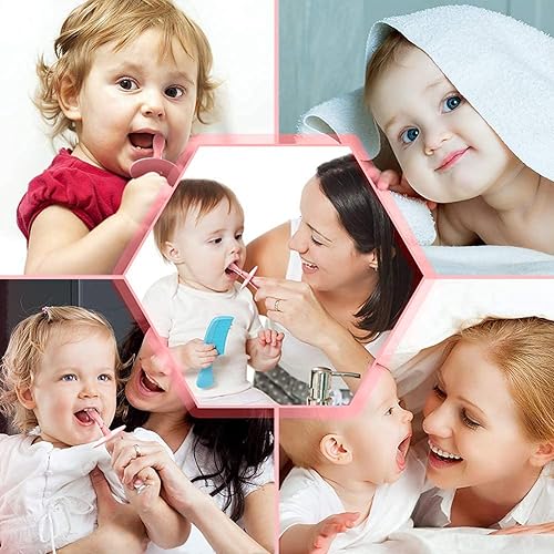 Miniatura 6 de alobeby Cepillo de dientes suave para bebés y niños pequeños Cepillo de dientes extra de 2 a 4 años de edad de 6 a 12 meses de silicona oral Brish