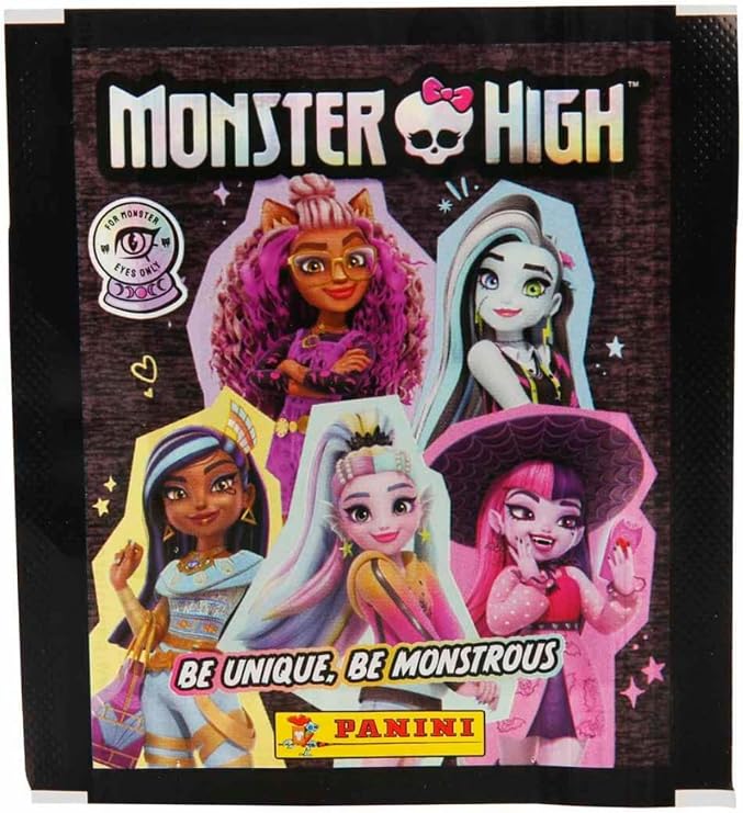 Panini Monster High Lisanslı Çıkartma 5 Paket (50 Adet) Sticker Seti