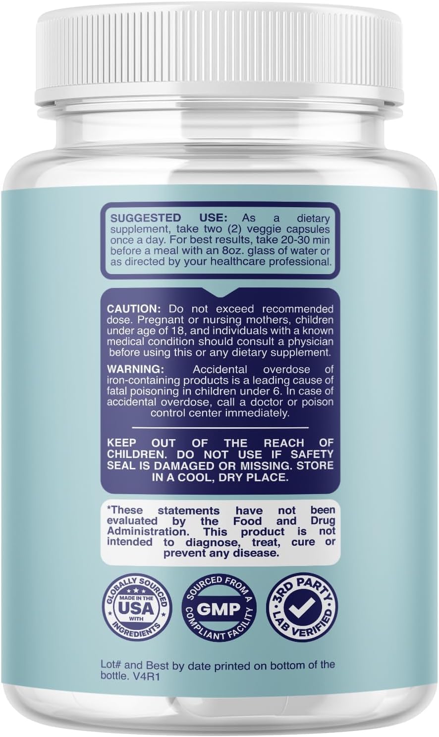 Nootropic Brain Supplement for Memory and Focus Enhancement - Vitamins for Brain Mental Health & Clarity - Cognitive Health Complex for Mind's Vitality & Mental Alert - 60 Count — Amazon image 2