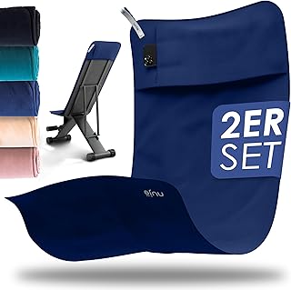 Fitness Handtuch mit Tasche Microfaser I MIT Geschenkverpackung I Sporthandtuch Fitnessstudio I Extra groß & mit Umschlag für alle Geräte I Gym-Handtuch I Handtuch Fitnessstudio