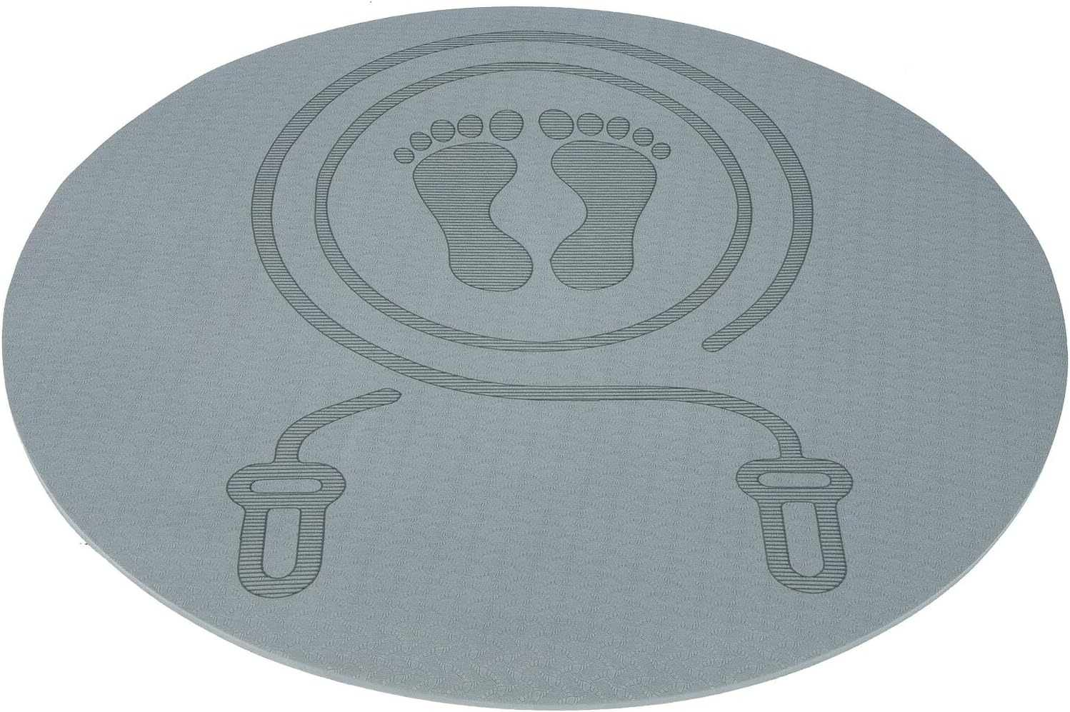 Anti-slip Jump Rope Mat Tpe Shock-absorbing Fitness Mat Non-slip Exercise Cushion Soundproof Floor Pad for Home Gym Indoor Workout Yoga Pilates