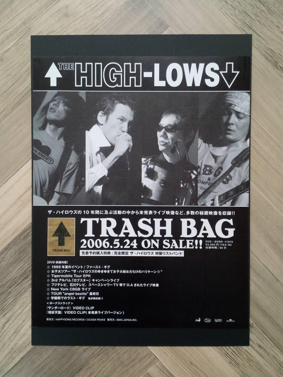 Amazon.co.jp: THE HIGH-LOWS ライブ広告 簡単！入れるだけ額装セット