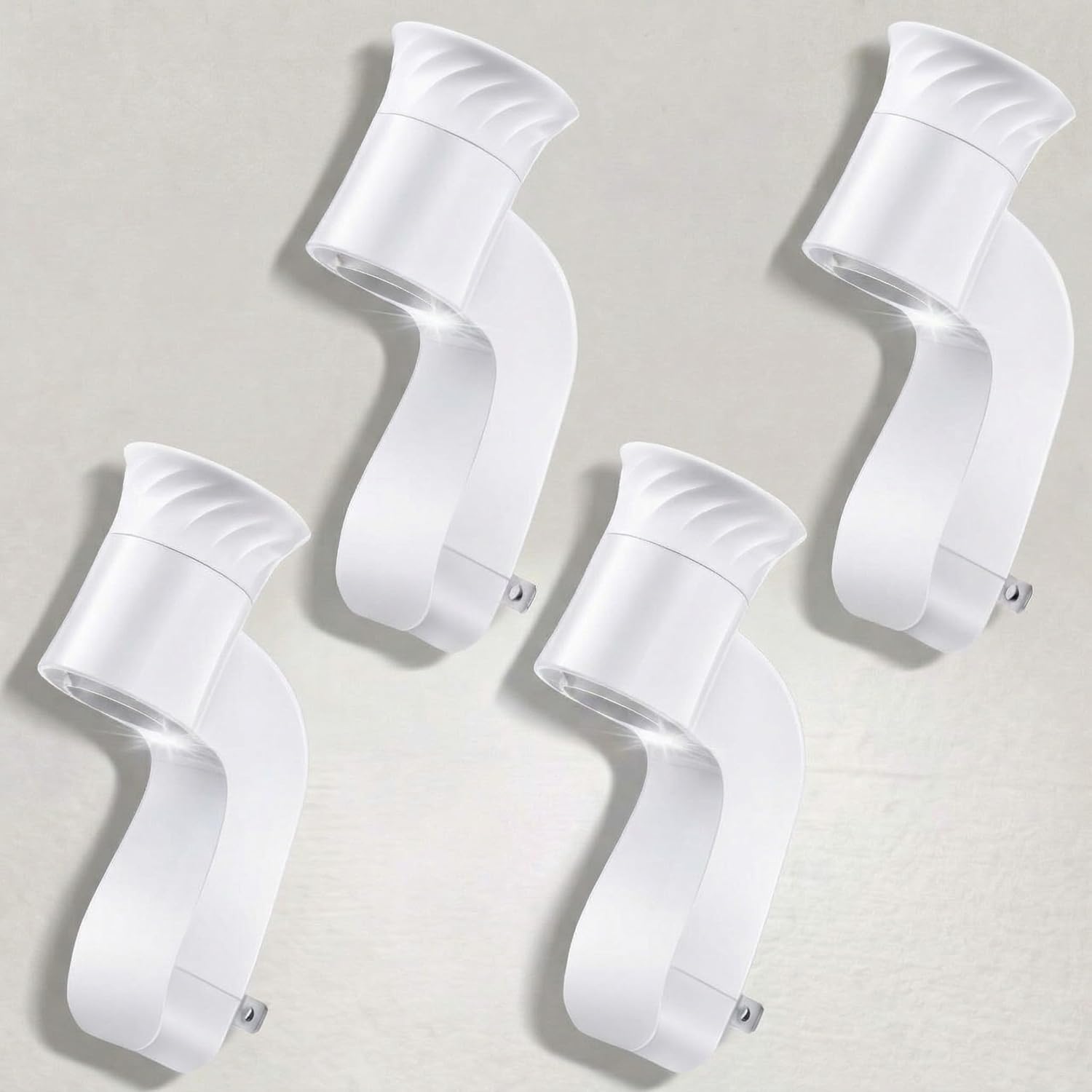 Saillong 4 Pack Wall Fragrance Plug with Night Light, Compatible with Bath & Body Works WallFlower Refills, ETL Certified, Rotatable Plug Design Fragrance Diffuser for Home & Office