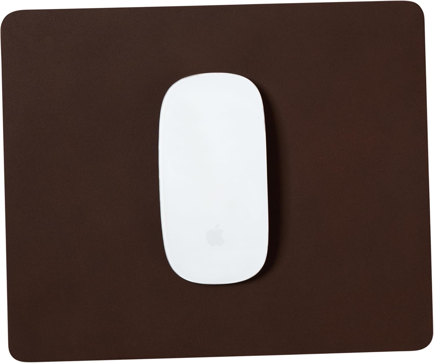 Full‑Grain Leather Mouse Pad – Premium Handmade Desk Accessory – Smooth Tracking Surface with Non‑Slip Backing – Office Gift for Men or Women – Made in USA (Chocolate)