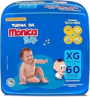 Fralda Turma da Monica Baby Giga XG 60 Unidades