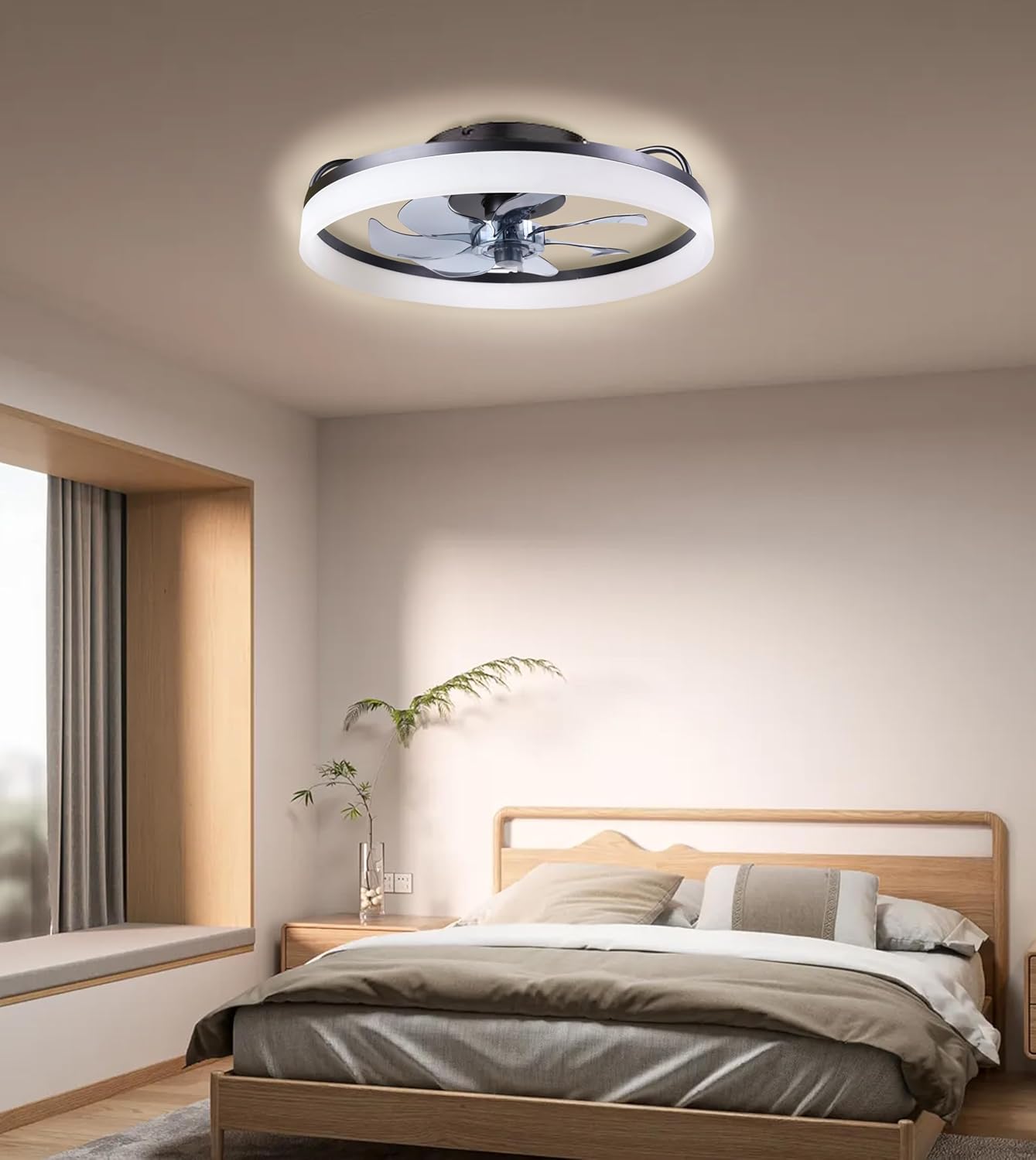 Ceiling Fans with Lights and Remote for Home-2602