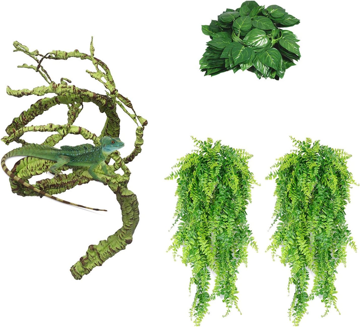 Flexible Reptile Vines Reptile Plants for Jungle Climbing Terrarium