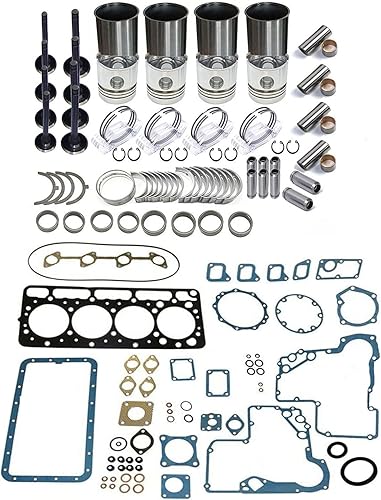 Miniatura 1 de V1200 Kit de reconstrucción de reacondicionamiento compatible con Kubota Engine B2150 B9200 Piezas de repuesto de reparación de tractor