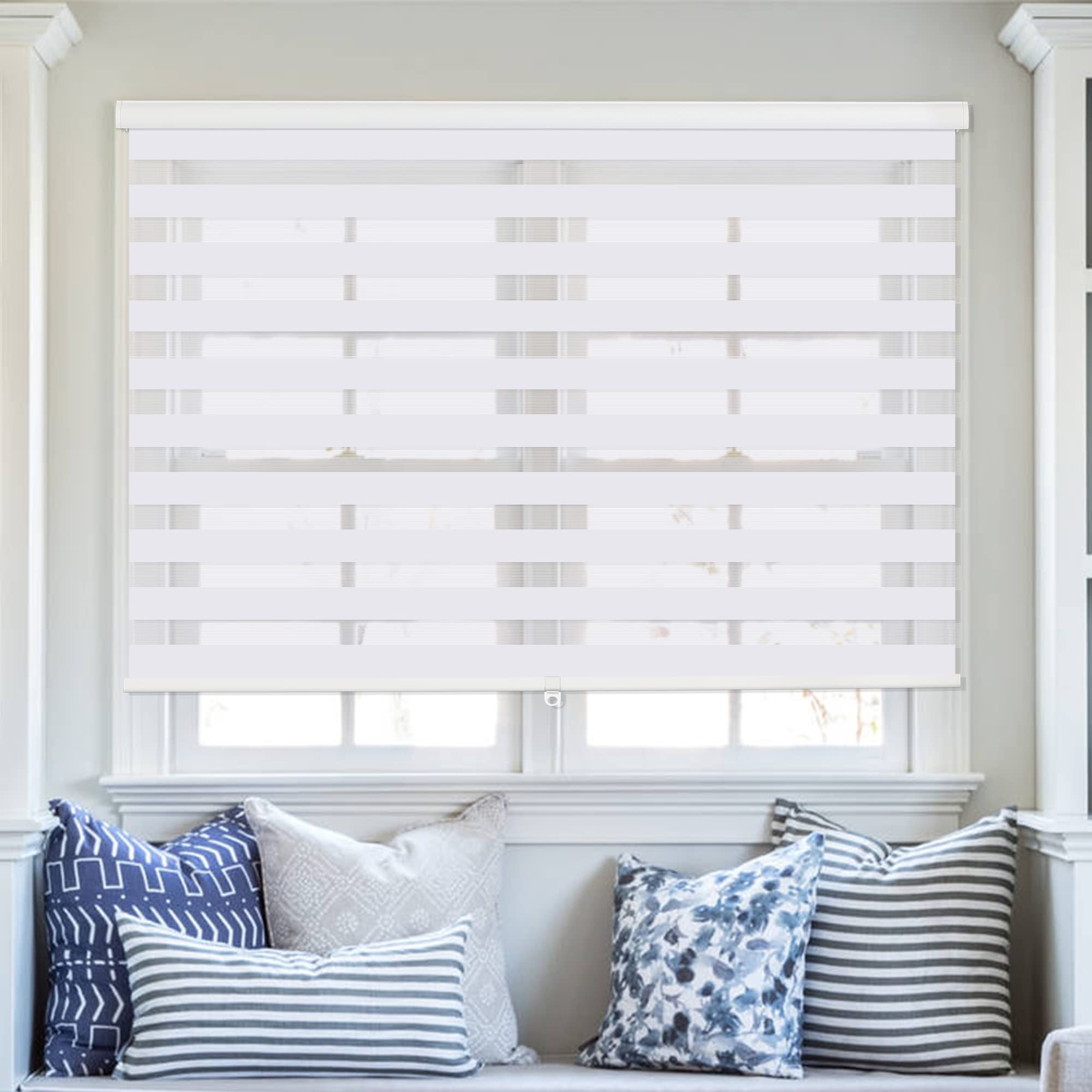 Amazon.com: ZOKSUN Cordless Zebra Blinds for Windows, 46