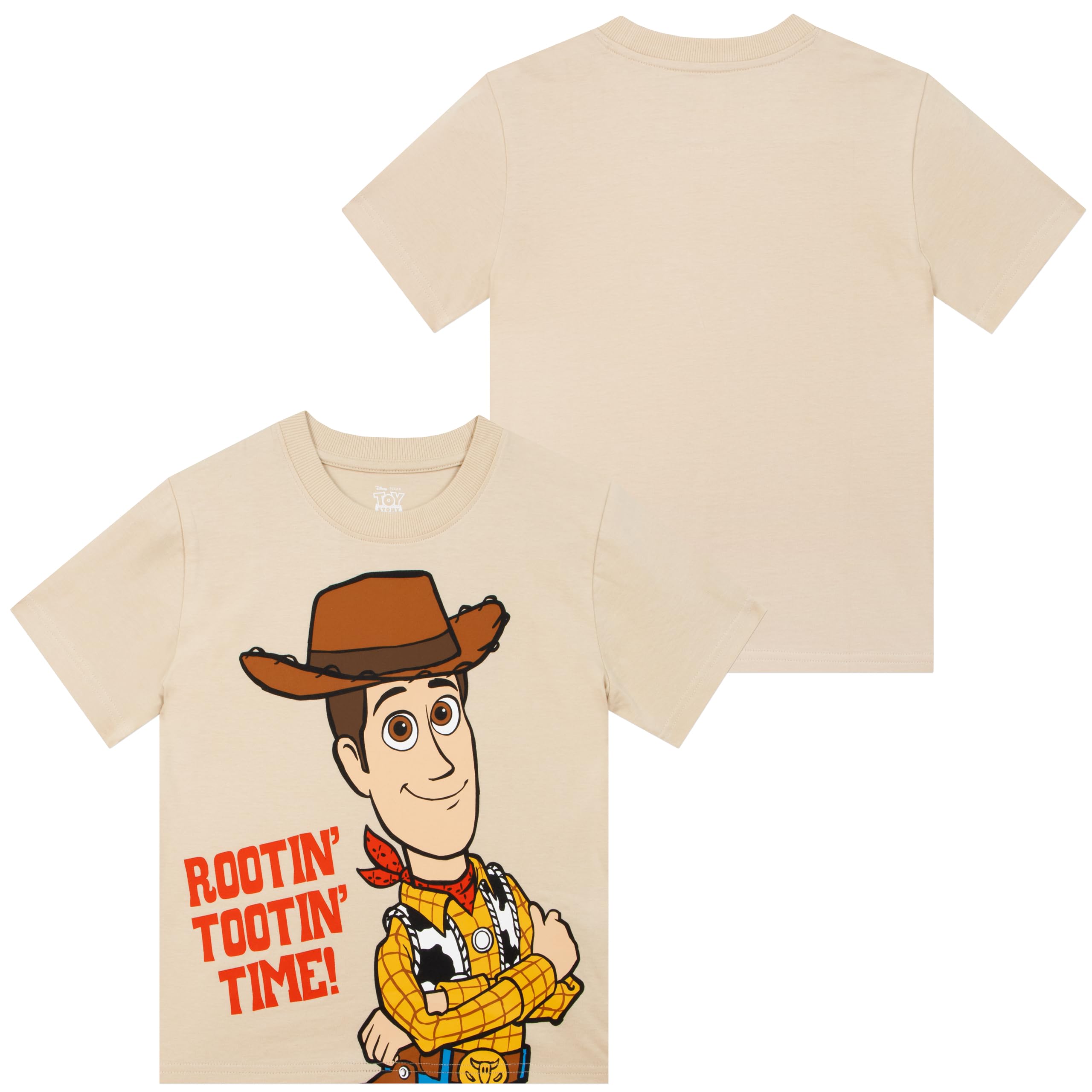 Disney Toy Story Zestaw 3 Koszulki Dla Chłopców, Koszulka Dziecięca Buzz Lightyear I Woody, Odzież Chłopięca