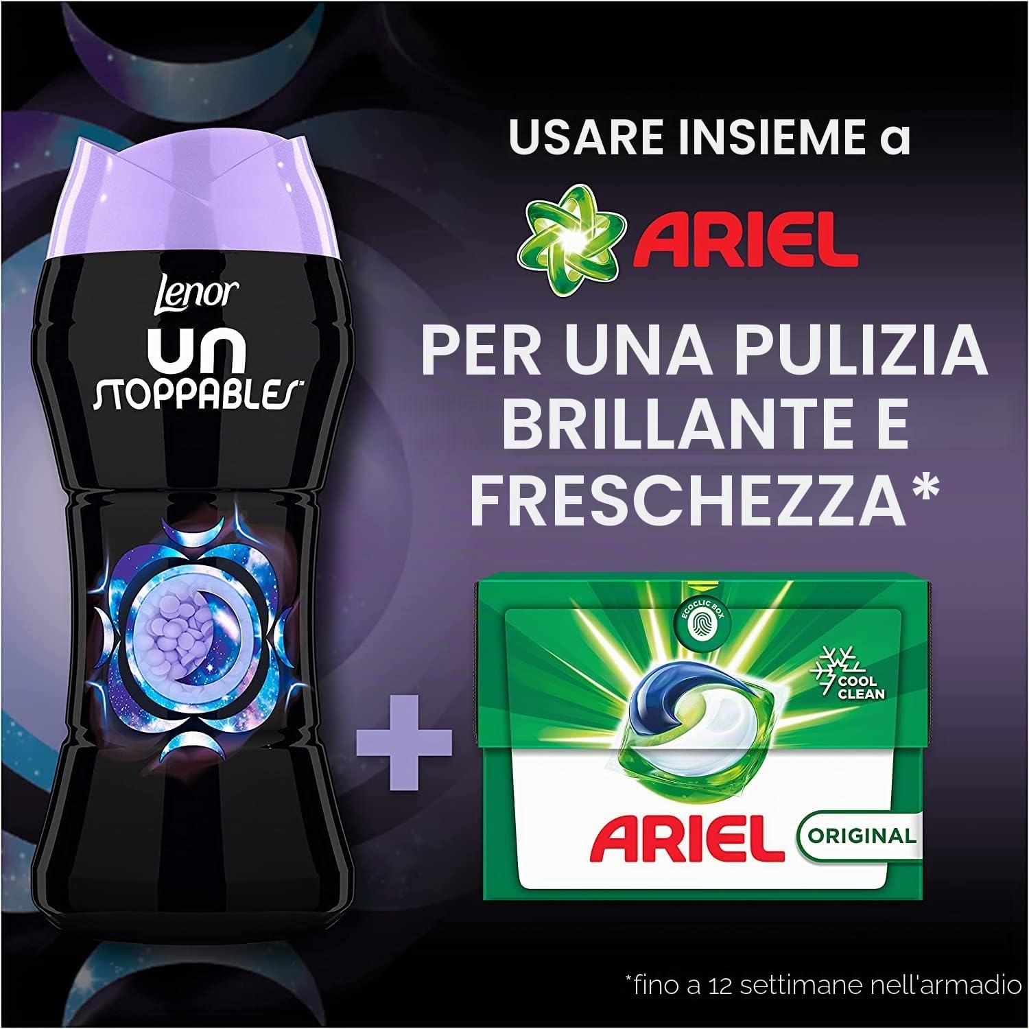 LENOR, Unstoppable - Perle di profumo per abbigliamento, 93 lavaggi, perline ammorbidenti per vestiti, fragranza Dreams, 1 pezzo (confezione da 6)