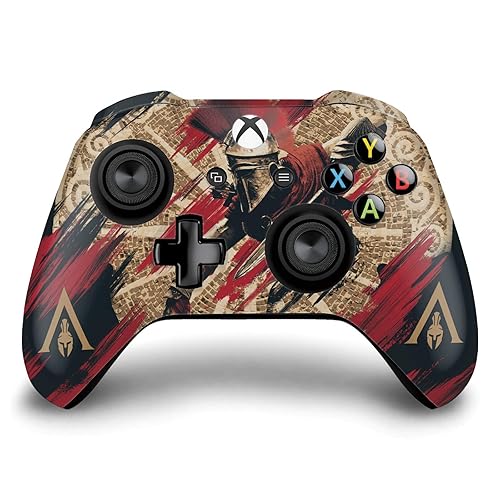 Head Case Designs Officially Licensed Assassin's Creed Alexios With Spear Odyssey Artwork Vinyl Sticker Gaming Skin Decal Cover Compatible With Xbox