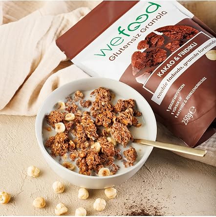 Wefood Glutensiz Granola Kakao & Fındıklı 250 gr
